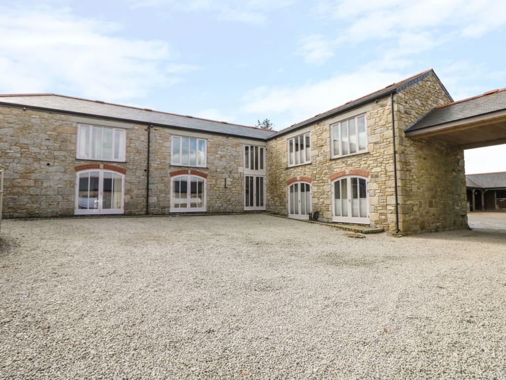 barn courtyard area