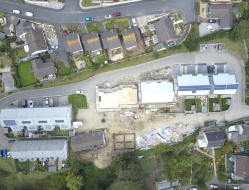 Fairglen: One of the largest Passivhaus developments in Cornwall – Aerial Photos