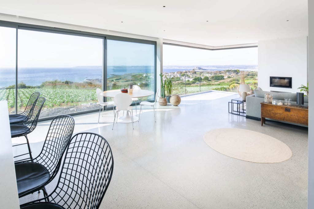 large open plan living area