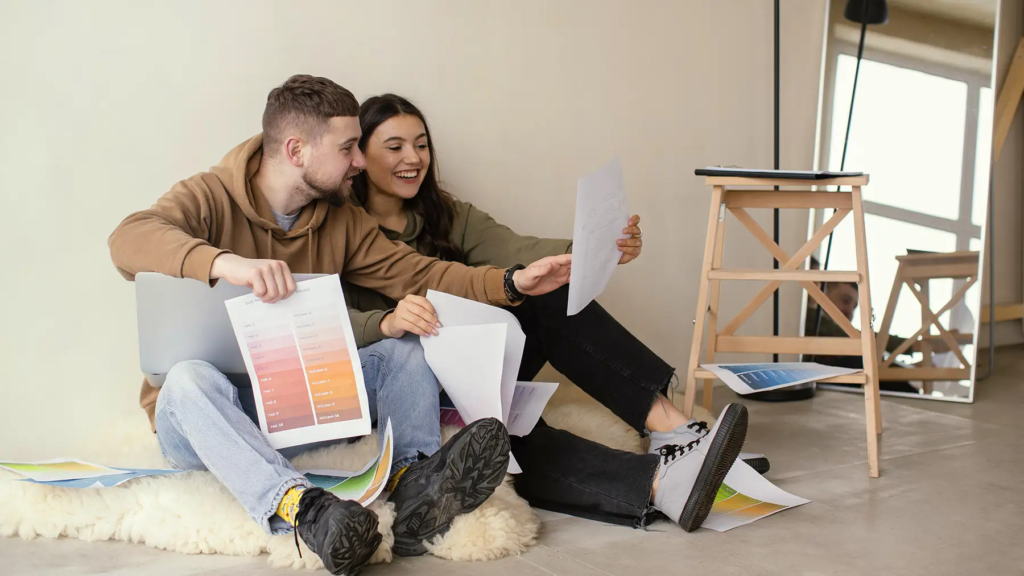3m extension couple chosing colours building regulations